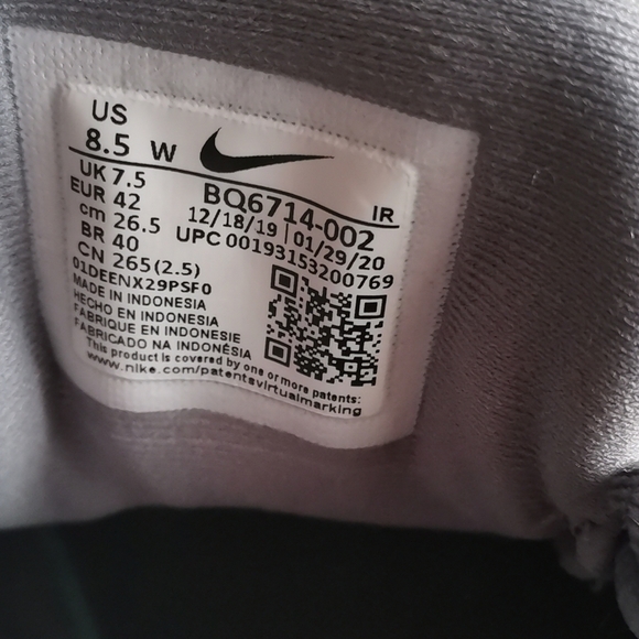 NIKE RÉVOLUTION RUNNING SNEAKERS Size :8.5 - Picture 6 of 7